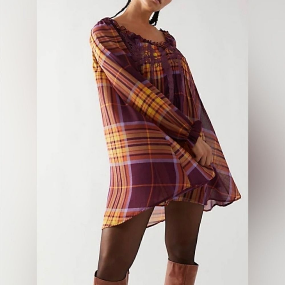 Free People Faye Frock Mini Dress, xsmall - Picture 4 of 10